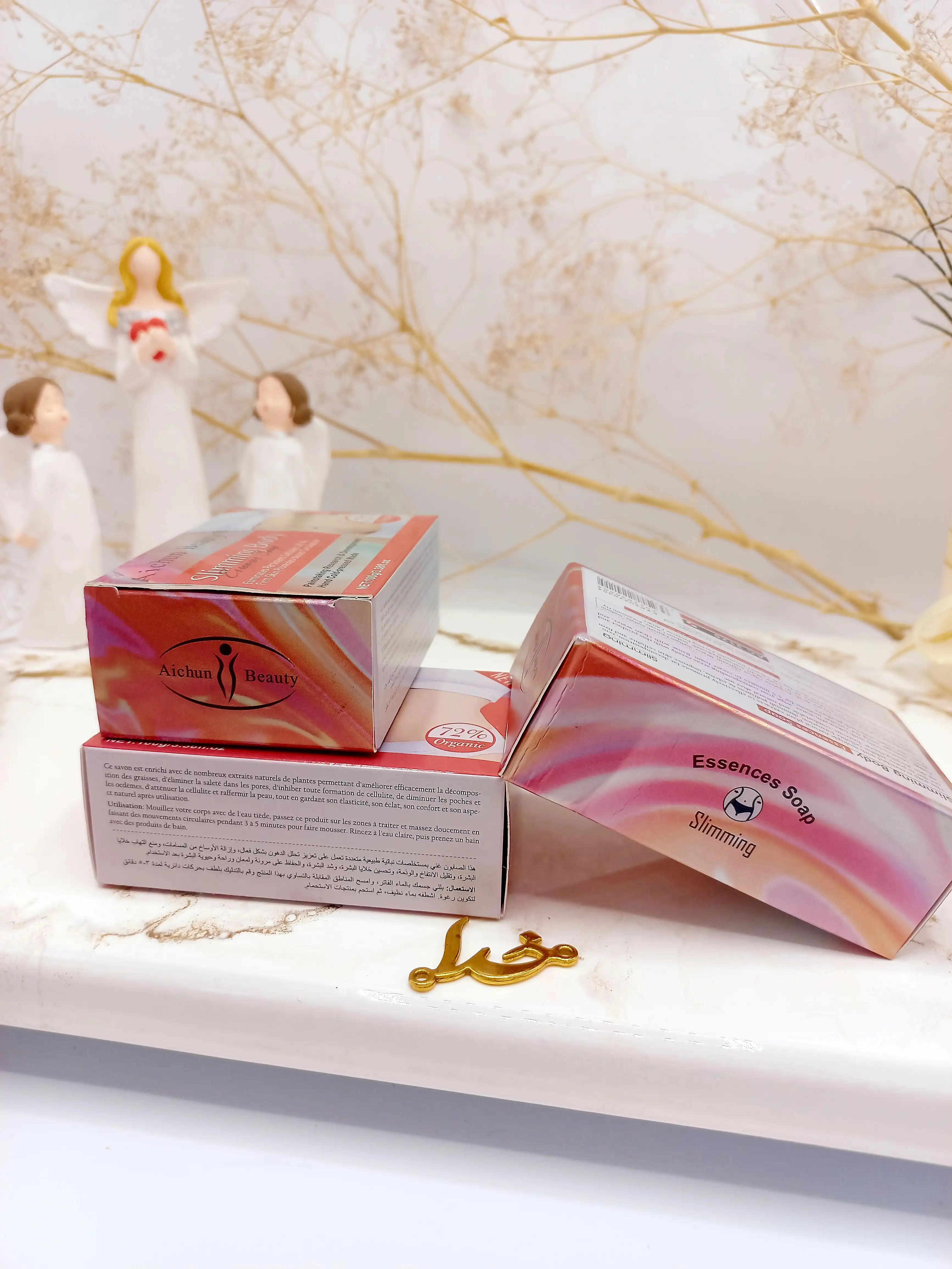 صابون اسلیمینگ لاغری بدن برند آیچون بیوتی Aichun Beauty کد AC3125