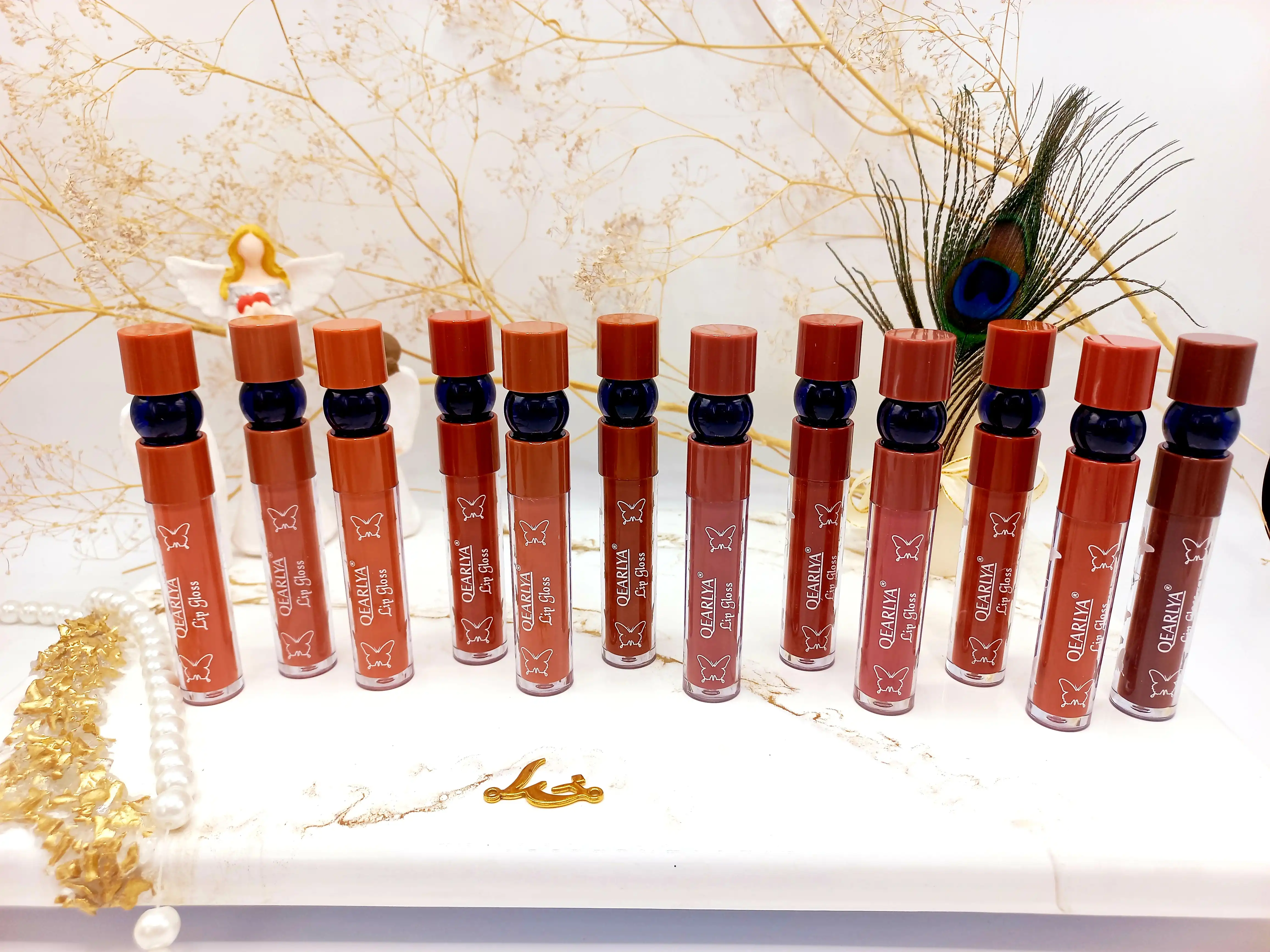 رژ مایع ضد آب QEARLYA طرح پروانه کد QE7102