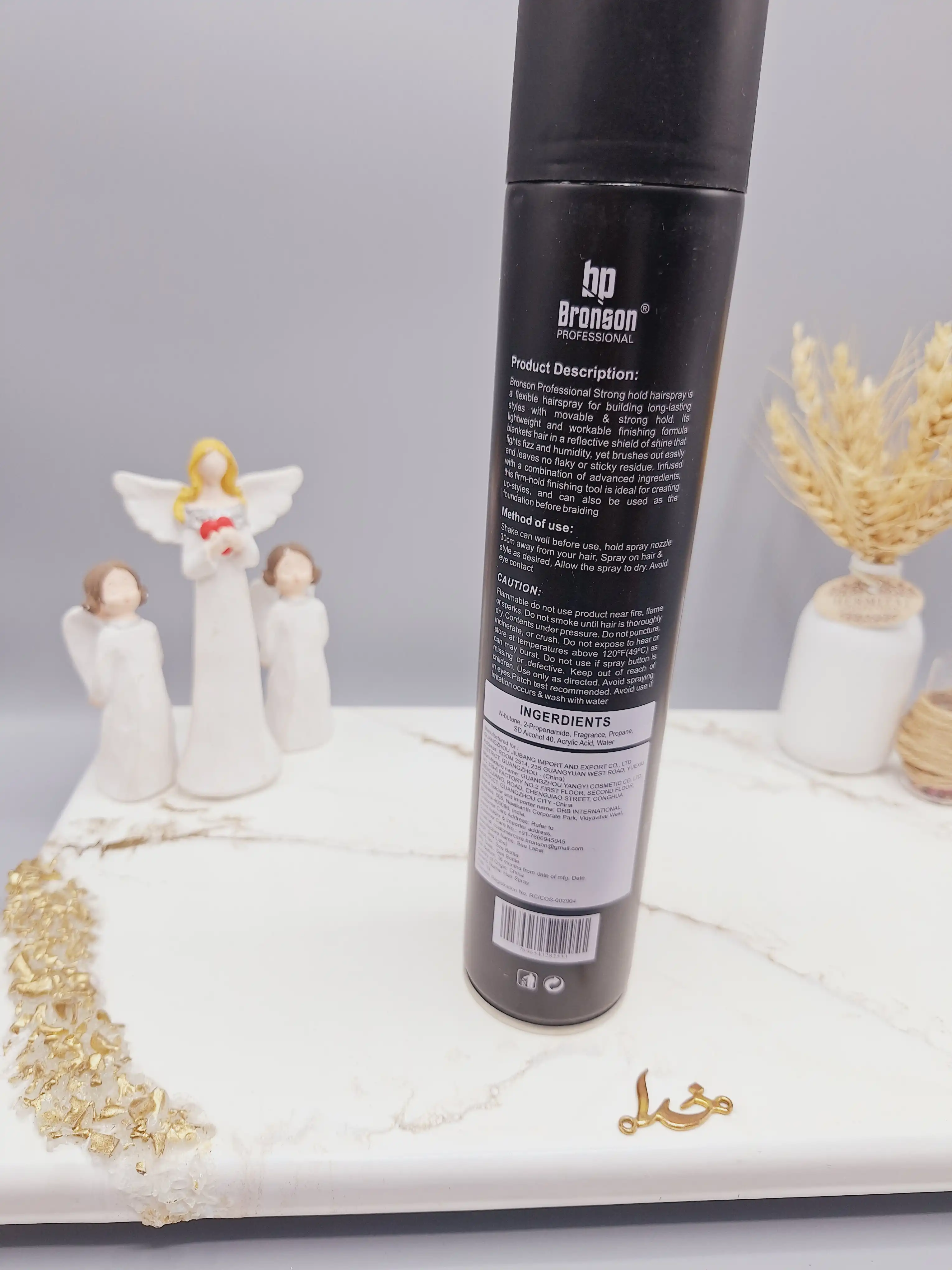 اسپری و تافت مو حالت دهنده معطر برند ENZO کد 2533