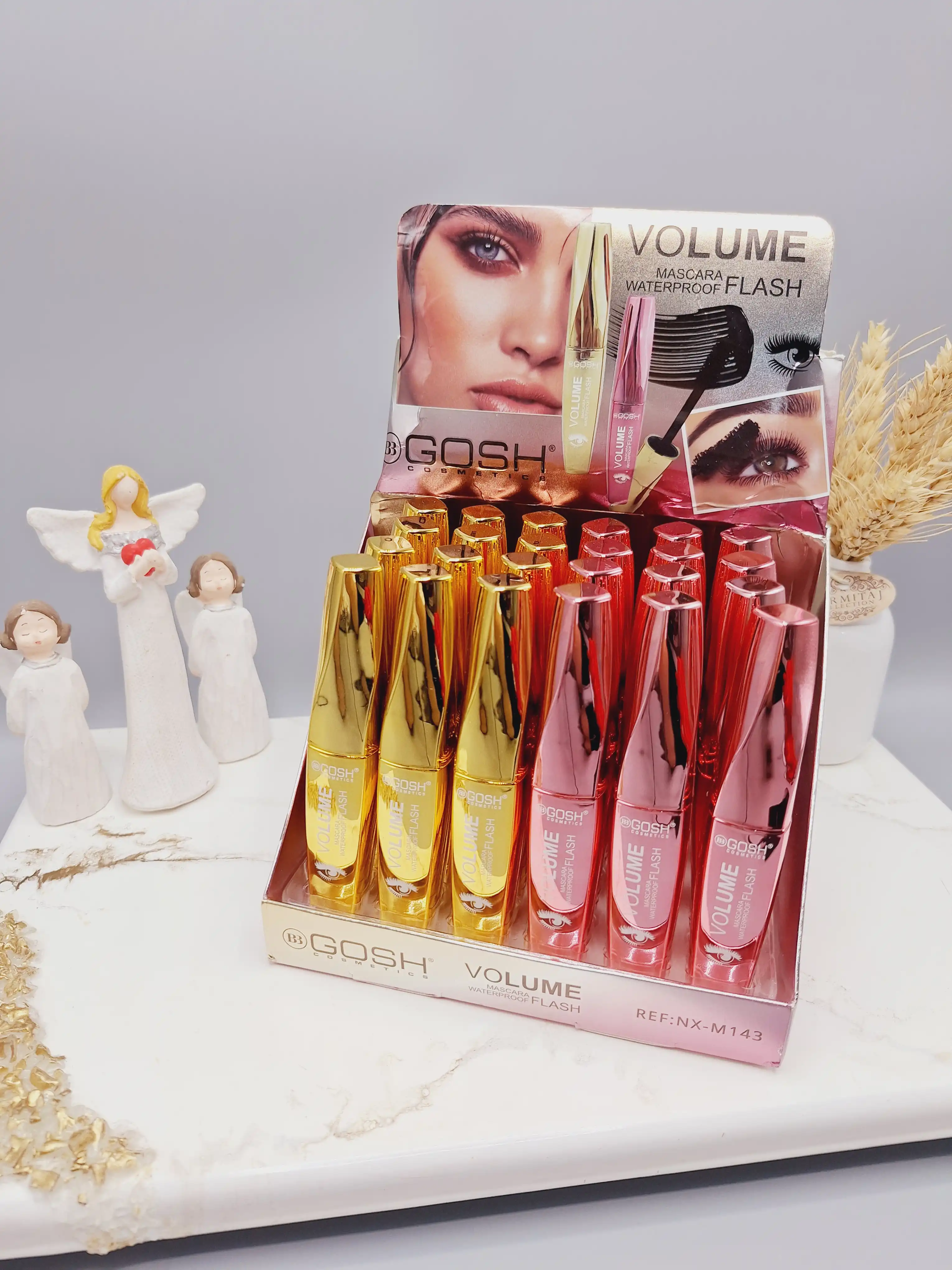 ریمل حجم دهنده و پر پشت کننده GOSH کد M143