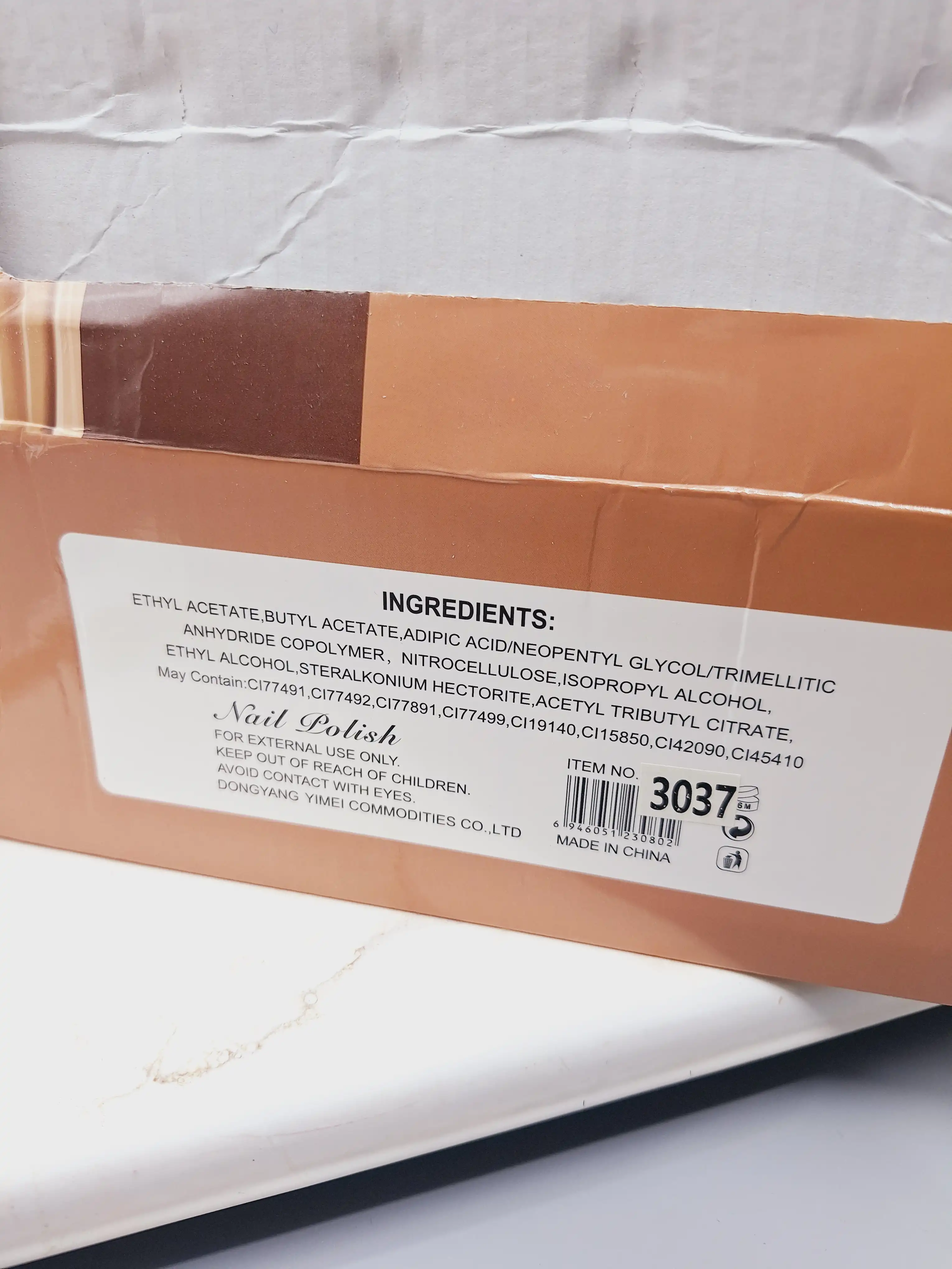 لاک ناخن (مشکی) تک رنگ برند نایلی پولیش
