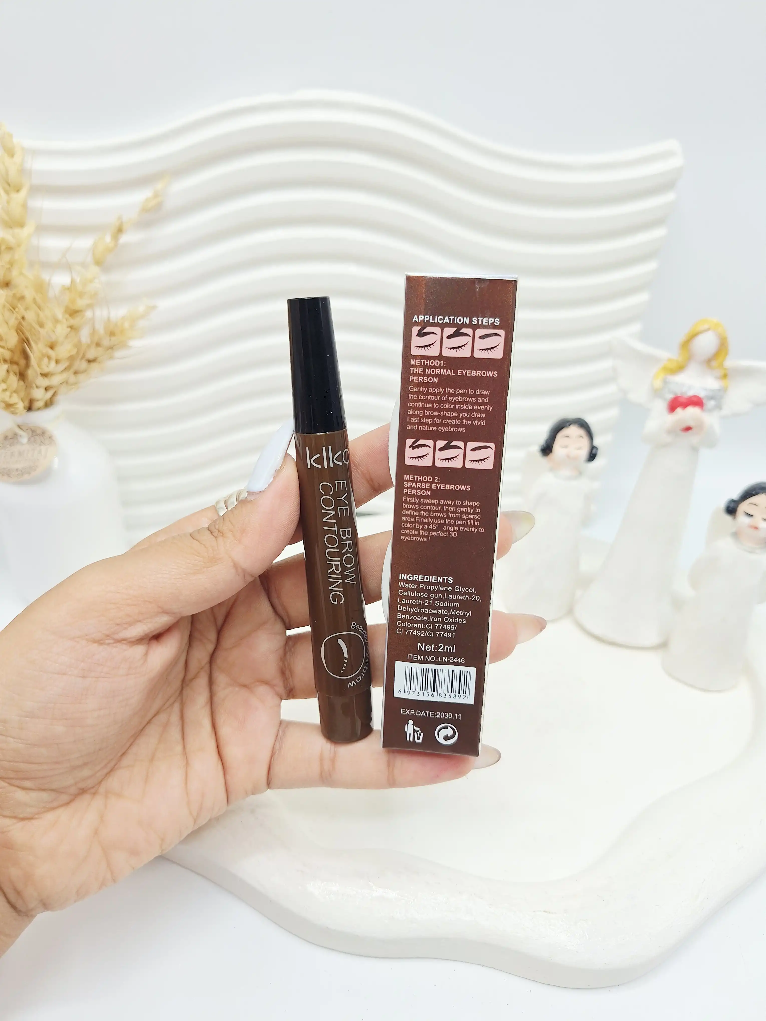 هاشور ابرو 4 خطه ضد آب برند کیکو کد5892