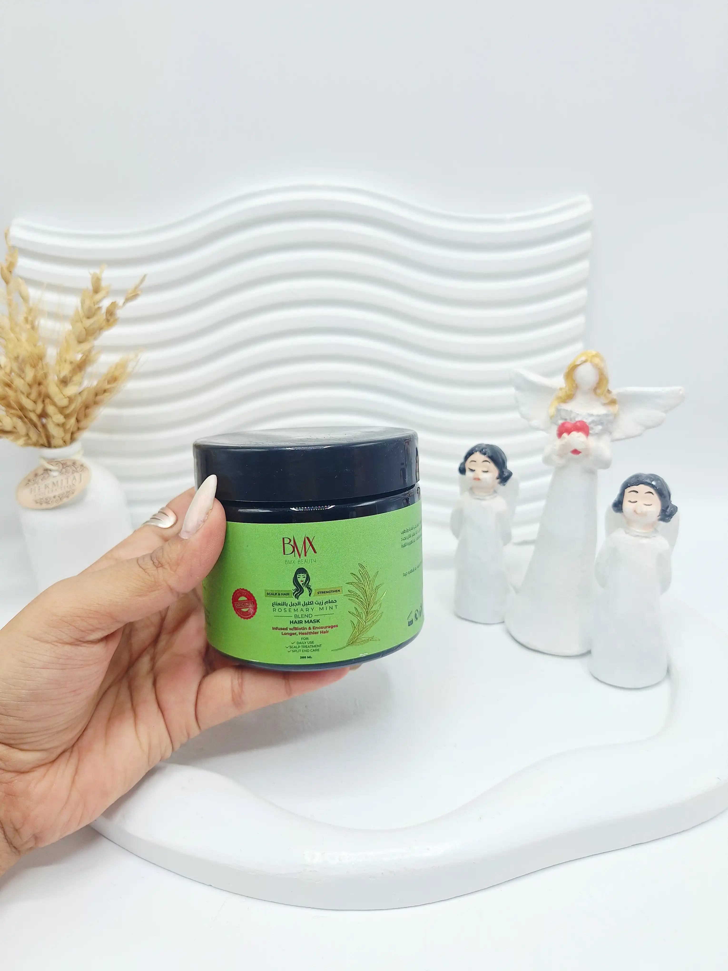 ماسک مو داخل حمام رزماری برند BMX کد 7963